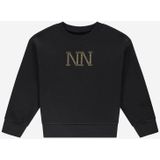 Nik & Nik - Stud Sweatshirt - Bruin - Hoodie - Meisjes
