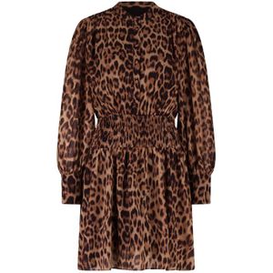 Nikkie - Leopard Dress - Blousejurk - Toffee