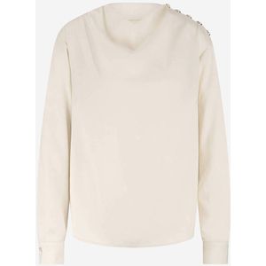 Fifth House - Joline High Collar Blouse - Cream
