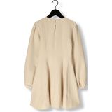 NIK&NIK - Korte Jurk - Beige - Meisjes - Lange Pofmouwen