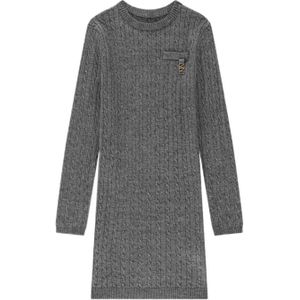 NIK&NIK - A-lijn Jurk - Lange Mouwen - Grof Breisel