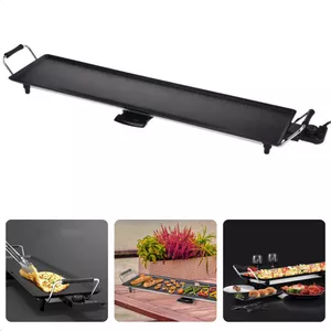 COSTWAY Teppanyaki Grill 1800 W, elektrische grillplaat, anti