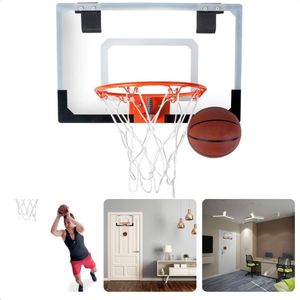 Cheqo® Basketbal Set - Basketbalbord - Basket - Basketbalring - 10cm Diameter - 46x30cm Bord - Perfect voor Kids & Volwassenen