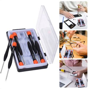Precisie Schroevendraaierset - Schroevendraaiers Klein - Gereedschapset - 7-delig - Schroevendraaier - Klusgereedschap - Handgereedschap - Lange Levensduur - Hoge Kwaliteit - Inclusief EBOOK
