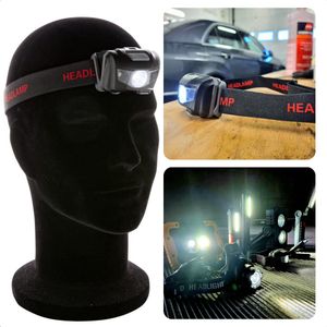 PRO LED Hoofdlamp - USB Oplaadbaar - Zwarte Behuizing - 1,2 Ah Li-ion - 5 Watt - 160 Lumens - COB LED-licht - 3 Lichtinstellingen - Met Bewegingssensor - Elastische Hoofdband - 6x4x4 cm - 2014/30/EU Normering