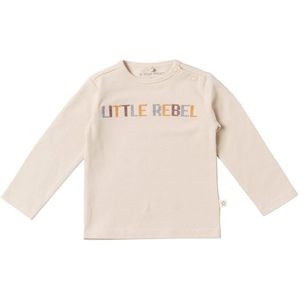 Little Rebel - Longsleeve - Beige - 47% Modal 47% Katoen 6% Elastaan