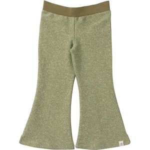 Glitter Raglan Top - Groen - Viscose - Met Elastaan