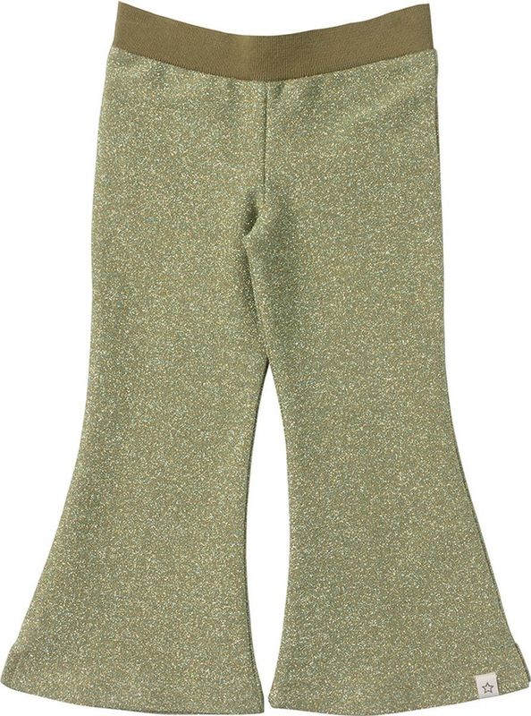 Glitter Raglan Top - Groen - Viscose - Met Elastaan