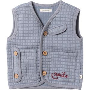 Blocks - Gilet met Gequilte Stof en Blokjespatroon