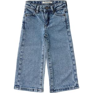 Your Wishes Stretch Denim Wide Leg Glitter Jeans Jeans Meisjes - Broek - Blauw