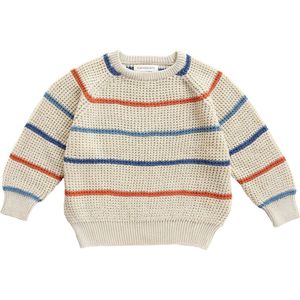 Your Wishes Stripe Knit Truien & Vesten Jongens - Sweater - Hoodie - Vest- Beige