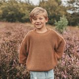 Your Wishes - Gebreide Trui - Bruin - Katoen