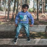 Denim - Straight Leg Jeans - Medium Blauw