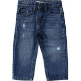 Denim - Straight Leg Jeans - Medium Blauw