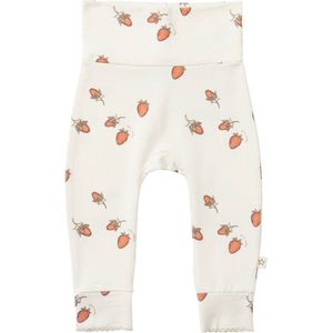 Your Wishes baby broek met all over print wit/rood