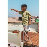 Solid - Oversized Tee - Groen - Jongens