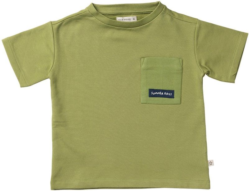 Solid - Oversized Tee - Groen - Jongens