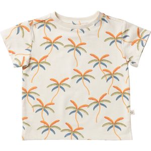 Your Wishes Rio Tree Relaxed Tee Polo's & T-shirts Jongens - Polo shirt - Wit - Maat 86