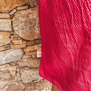 Jerseyjurken - Cut Out Dress - Crinkle - Katoen - Trendy Design