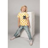 T-shirt - Geel - Katoen/Elastaan - Grafische Print