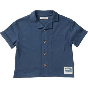 Your Wishes - Stagger Loose Shirt - Poloshirt - Blauw - Katoen