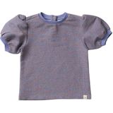 Your Wishes - Glitter Puff Sleeve Top - Glitter Lurex Jersey