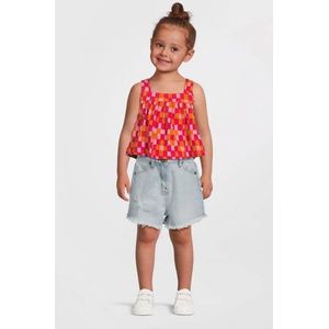 Your Wishes meisjes singlet - Meerkleurig