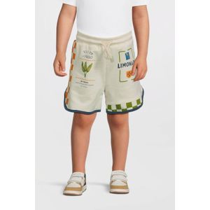 Rio Relaxed Shorts | Korte broek jongens | Handgetekende print | Maat 80 t/m 140 | Your Wi