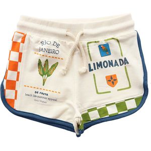 Rio Relaxed Shorts | Korte broek jongens | Handgetekende print | Maat 80 t/m 140 | Your Wi