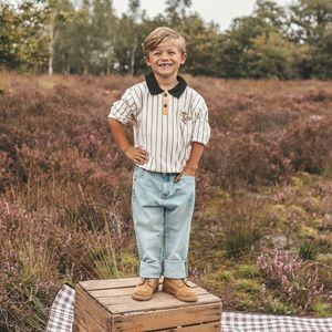 Your Wishes Denim Worker Jeans Jeans Jongens - Broek - Lichtblauw - Maat 98