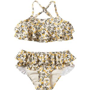 Salted Stories Halterbikini Meisjes - Geel - Lemons