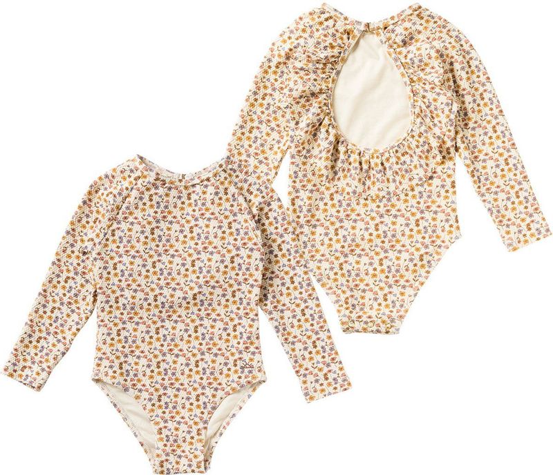 Salted Stories - Flower Bud - Badpak - Beige - UPF 50+