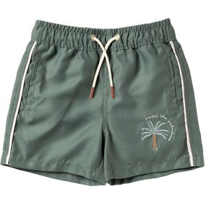 SALTED STORIES Solid Swim Shorts Zwemkleding Jongens - Groen - Maat 62/68