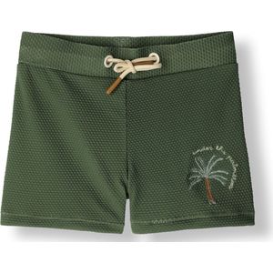 Salted Stories - Solid Swim Trunks - Zwembroek - Groen - Elastische Tailleband