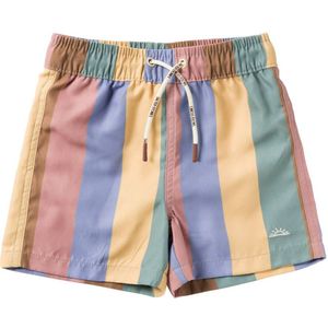 SALTED STORIES Multi Stripe Swim Short Zwemkleding Jongens - Multi - Maat 86/92