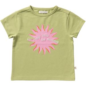 Sunshine Shortsleeve | Groen T-shirt voor meisjes | Your Wishes