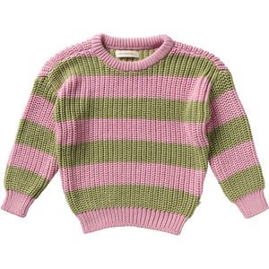 Check Knit - Chunky Sweater - Multicolor - 55% Acryl 45% Katoen