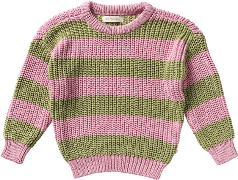 Check Knit - Chunky Sweater - Multicolor - 55% Acryl 45% Katoen