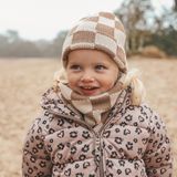 Your Wishes - Sweet Leopard - Gewatteerde Jas - Lichtroze - Met Capuchon