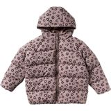 Your Wishes - Sweet Leopard - Gewatteerde Jas - Lichtroze - Met Capuchon