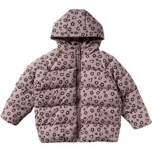 Your Wishes - Sweet Leopard - Gewatteerde Jas - Lichtroze