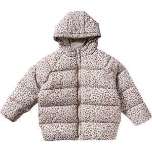 Your Wishes - Puffer Winterjas - Ecru - Voor Meisjes - Waterafstotend