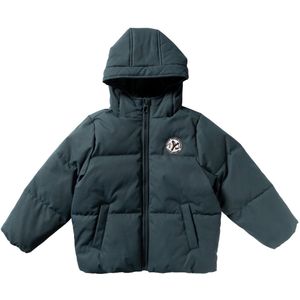 Your Wishes - Solid Puffer Coat - Teal - Winterjas