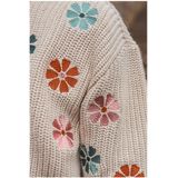 Your Wishes - Trui - 100% Katoen - Met Borduursels - Grof Gebreid