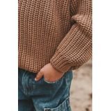 Your Wishes - Gebreide Kindersweater - Bruin - 110-116