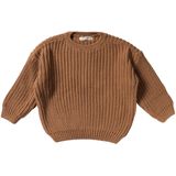 Your Wishes - Gebreide Kindersweater - Bruin - 110-116