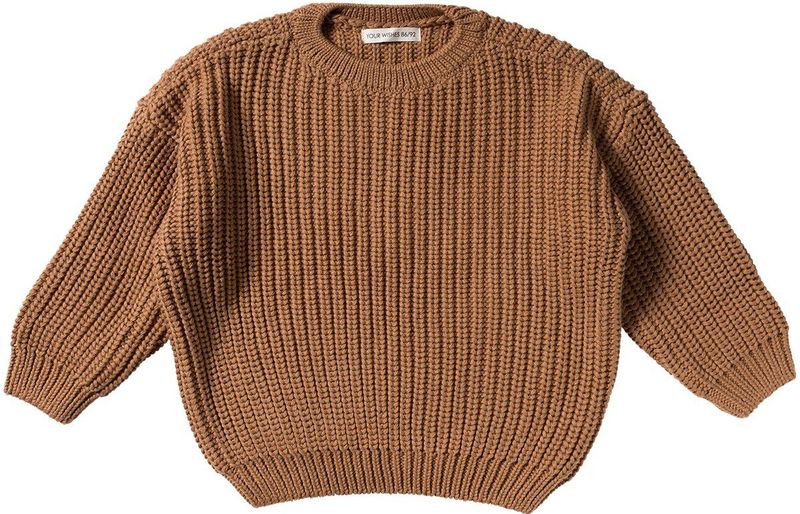 Your Wishes - Gebreide Kindersweater - Bruin - 110-116