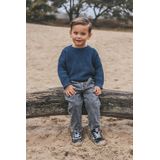 Your Wishes - Gebreide Kindersweater - Donkerblauw - 110-116