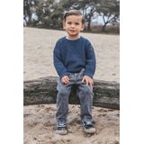 Your Wishes - Grof Gebreide Trui - Blauw