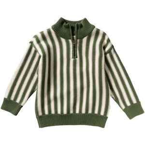 Your Wishes - Longsleeves - Katoenen Trui - Streep Print - Korte Rits